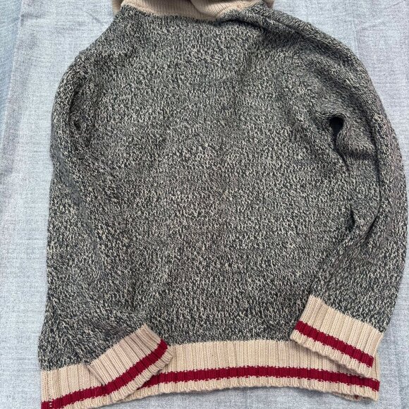 Roots Grey Oat Mix Cabin Shawl Cardigan - Size 9/10 - Like New! - Picture 4 of 4